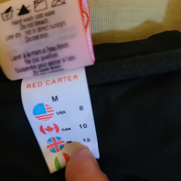 Red Carter Montezuma Flounce Swim Top, BNWOT, Size M - Picture 7 of 7